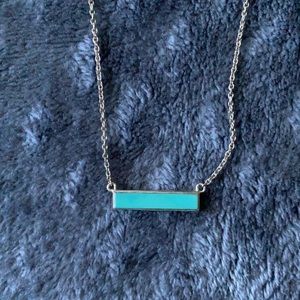 Pure vida turquoise bar necklace